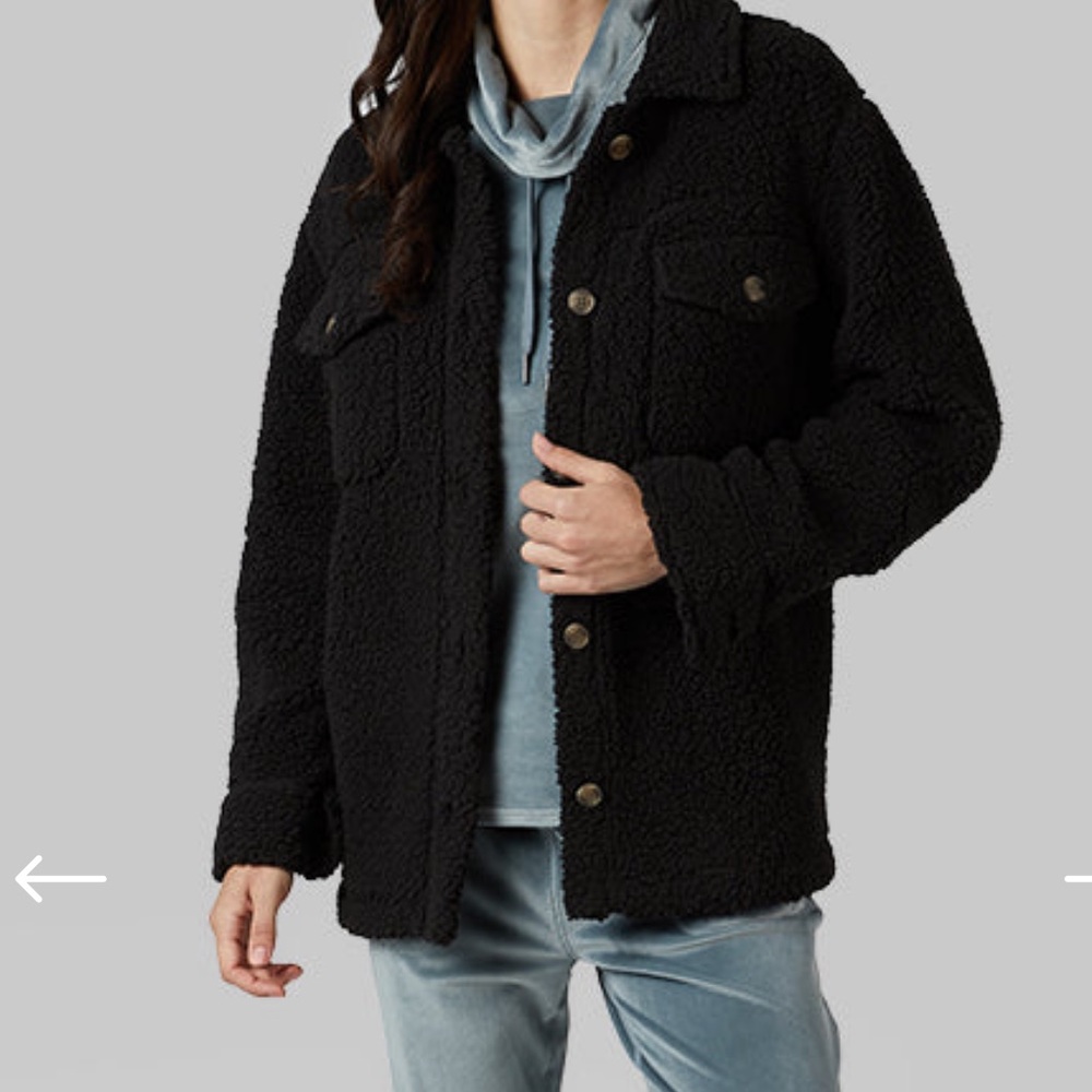 32 Degrees Cozy Sherpa Shirt Jacket